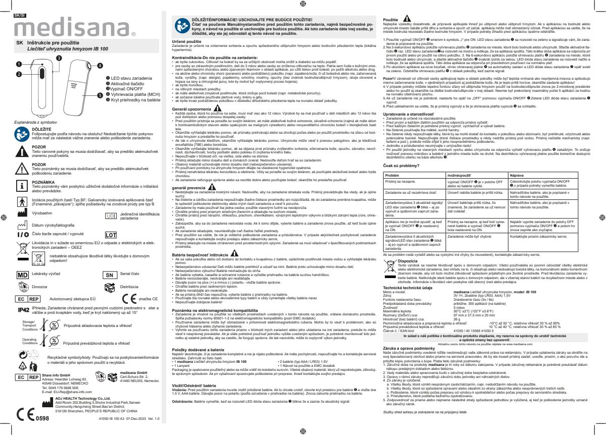 IB100 Insectenbeet Verzachter afbeelding van document #15, instructions