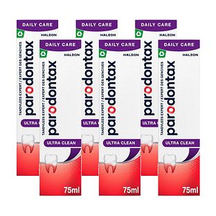 Parodontax Ultra Clean Tandpasta Multiverpakking 6x75ML