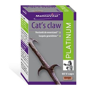 MannaVital Cat's Claw Platinum Capsules 60VCP