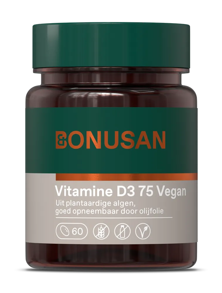 Bonusan Vitamine D3 75mcg Vegan Softgels 60SG