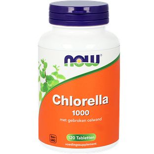 NOW Chlorella 1000mg Tabletten 120TB NOW Chlorella 1000mg Tabletten 120TB