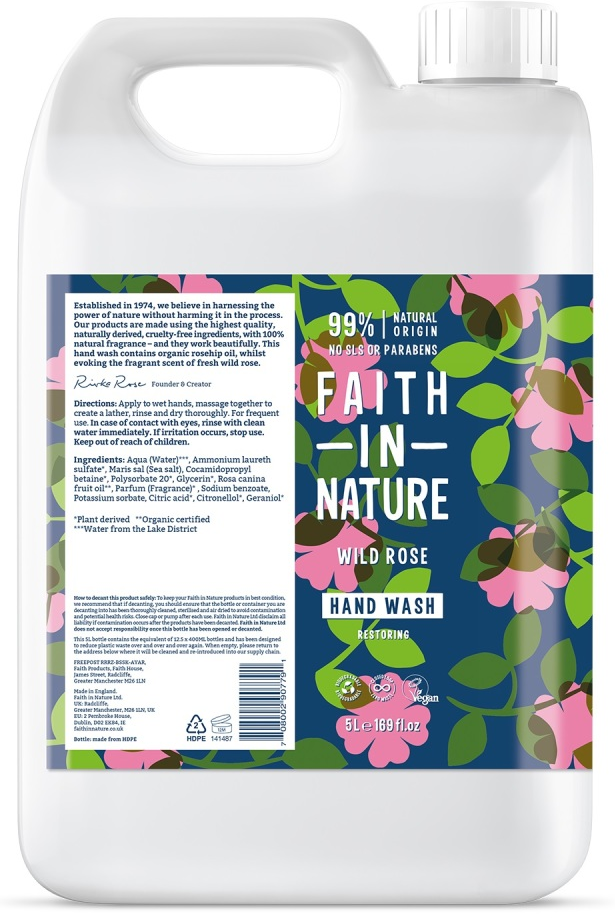 Faith In Nature Wildrose Handwash