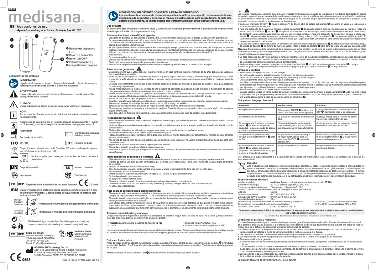 IB100 Insectenbeet Verzachter afbeelding van document #5, instructions