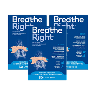 Breathe Right Neusstrips Normale Huid - Large 3x30ST