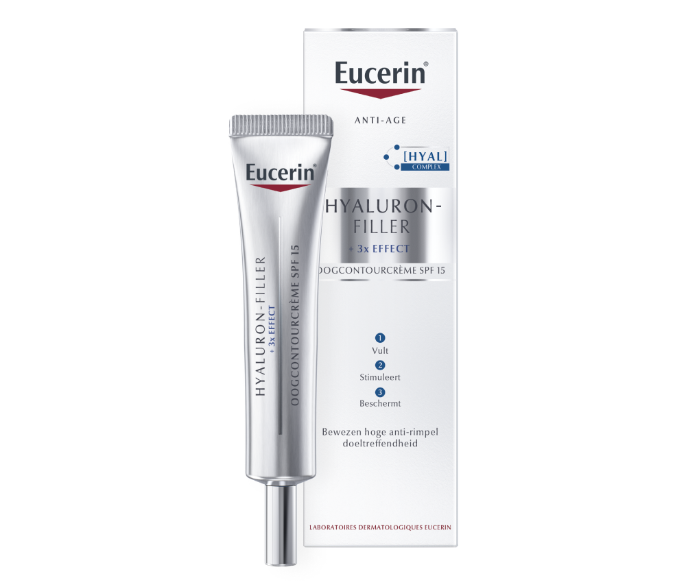 Eucerin Hyaluron-Filler +3x Effect Oogcrème SPF15 afbeelding