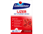 Davitamon IJzer met Vitamine C en B12 Tabletten 33TB