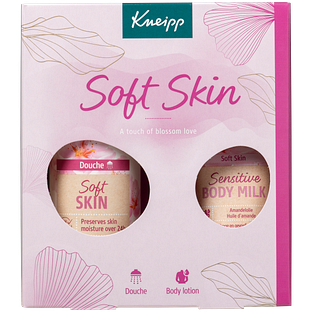 Kneipp Soft Skin Douche & Body Milk Geschenkset 1ST