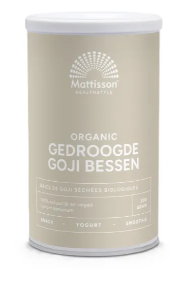 Mattisson HealthStyle Organic Gedroogde Goji Bessen