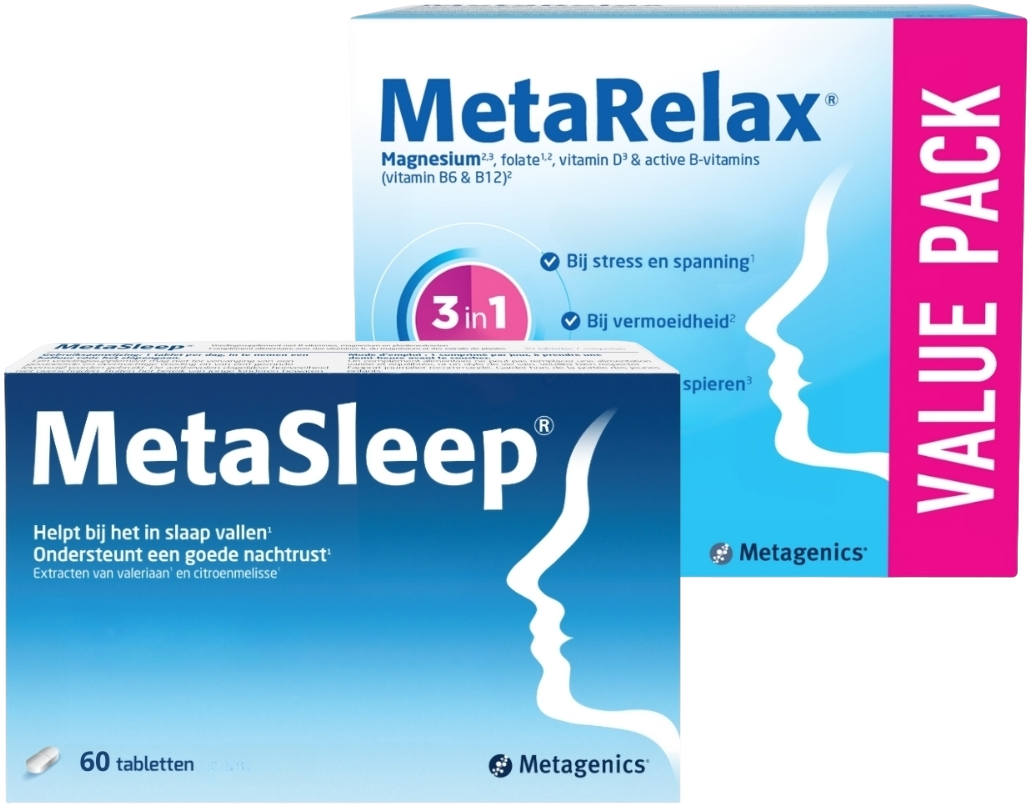 Metagenics Metasleep & MetaRelax Tabletten Combi