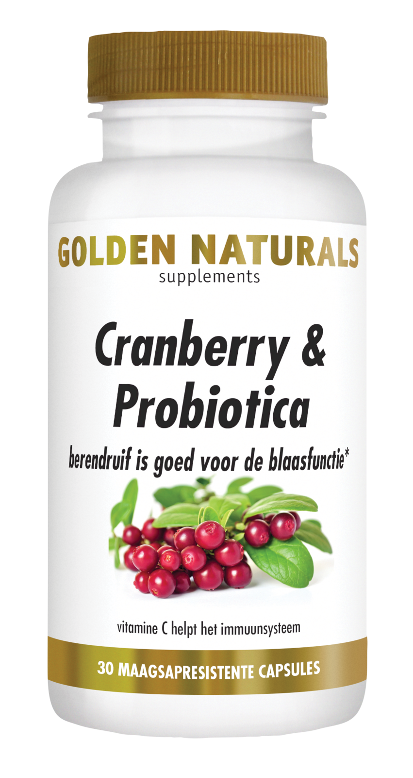 Golden Naturals Cranberry & Biotica Capsules 30VCP