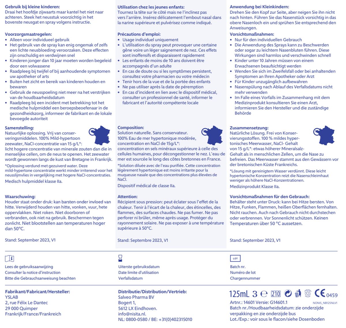 Neusspoeling Mild-Hypertoon - opent en reinigt de verstopte neus afbeelding van document #2, instructions