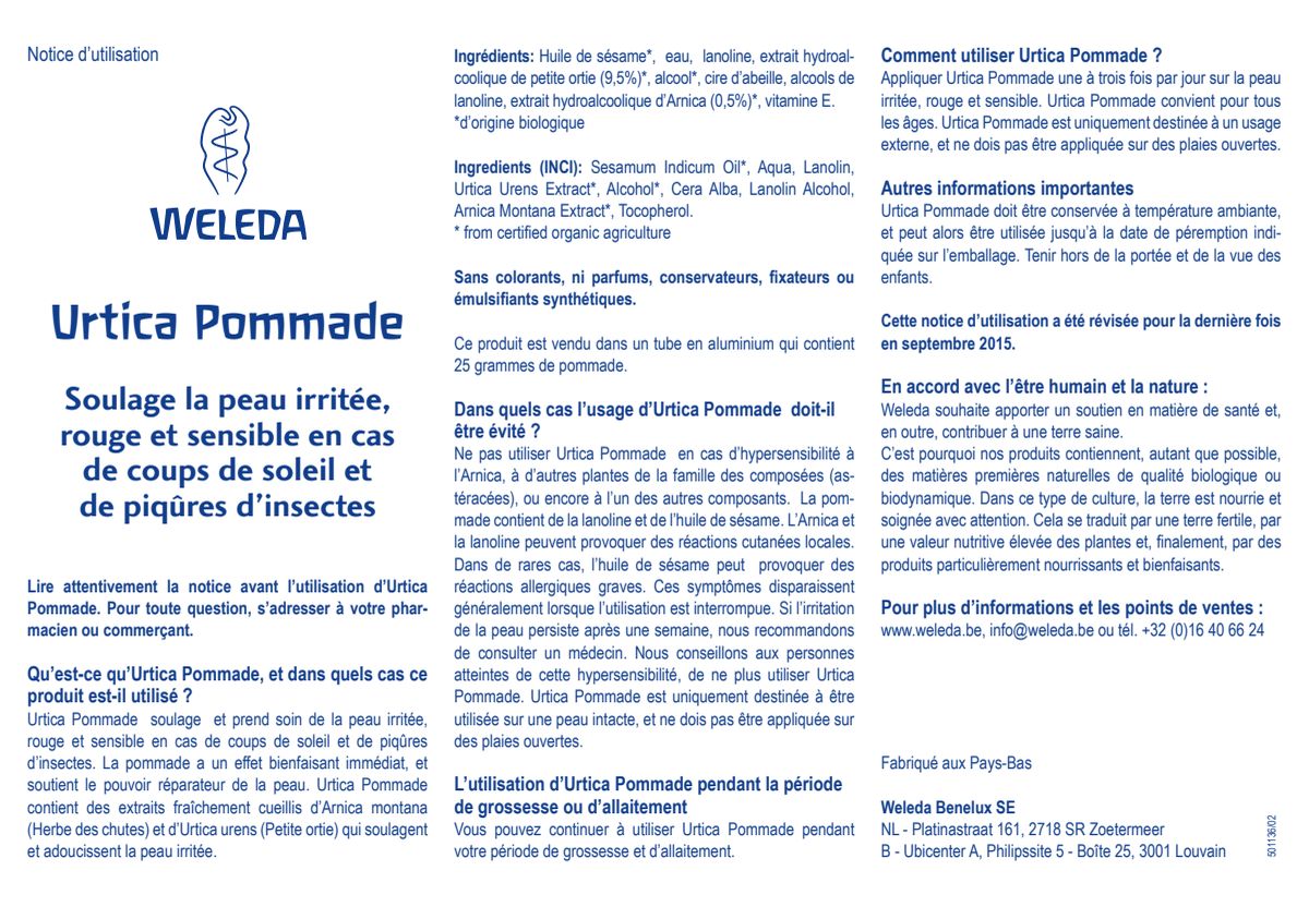 Urtica Zalf afbeelding van document #2, instructions