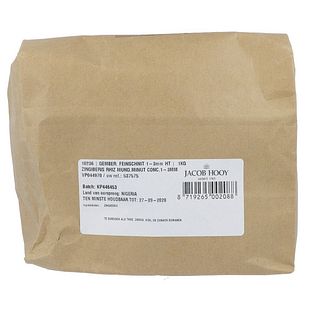 Jacob Hooy Gember Fijn 1-3 mm 1KG Jacob Hooy Gember Fijn 1-3 mm 1KG