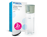 Brita Waterfilterfles Vital Lichtgroen + 2 MicroDisc Filters 1ST