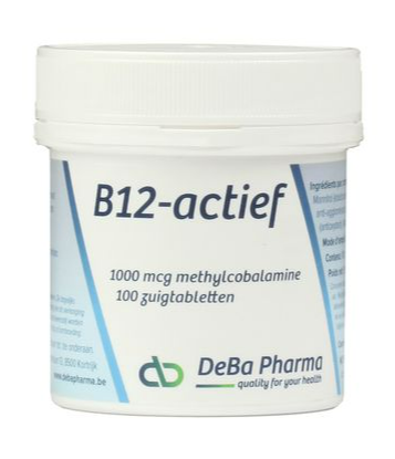 DeBa Pharma B-12 Actief Zuigtabletten 100ZTB