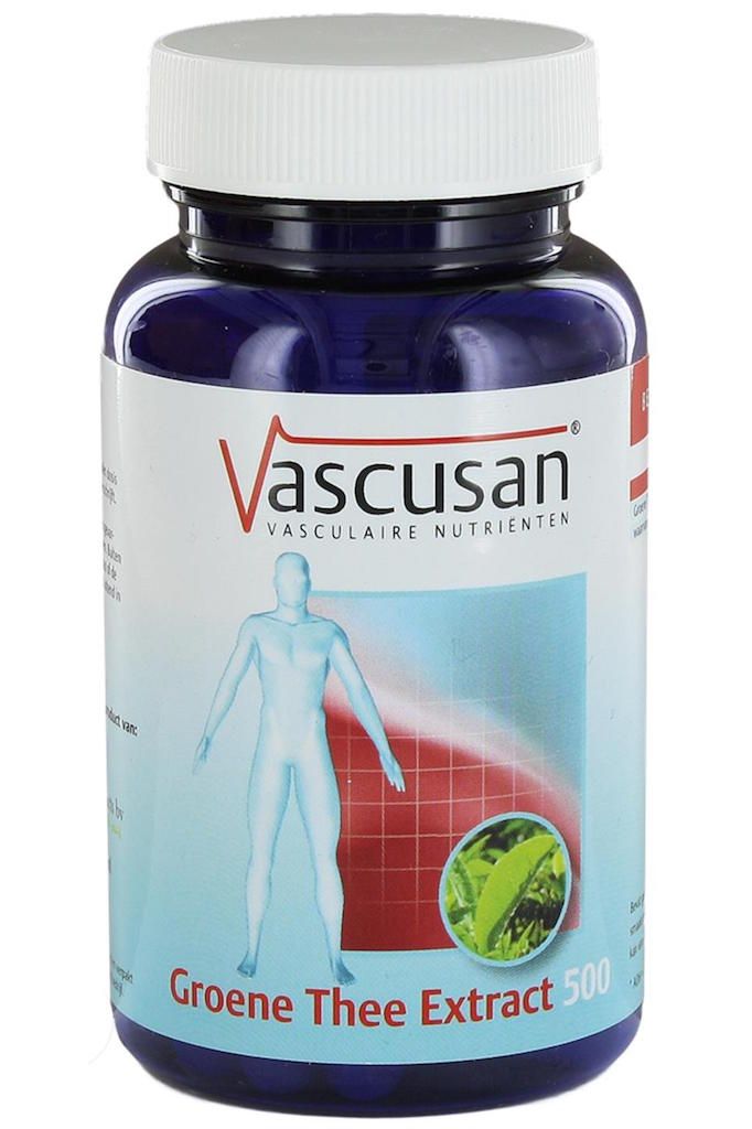 Vascusan Groene Thee Extract 500mg Capsules 60CP