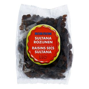 Horizon Sultana Rozijnen Bio 250GR Horizon Sultana Rozijnen Bio 250GR