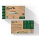 Gloovy Eco Recyclebare Handschoenen Blauw XL 100ST Voor en achterkant verpakking