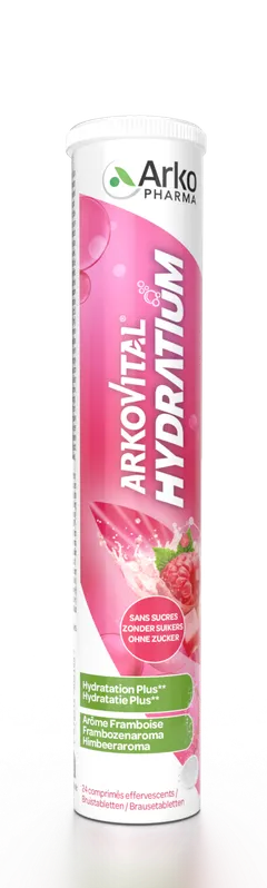 Arkopharma Arkovital Hydratium Framboos Tabletten