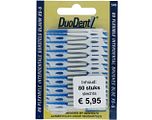 Duodent Flexibele Interdentale Borstels Blauw XS-S 80ST