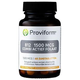 Proviform Vitamine B12 1500 Mcg Combi Zuigtabletten 60TB