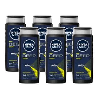 Nivea Men Deep Sport Douchegel Voordeelverpakking 6x500ML