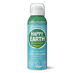 Happy Earth 100% Natural Deo Spray Cedar Lime 100ML