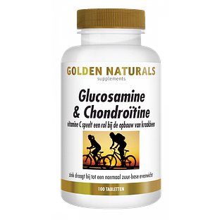 Golden Naturals Glucosamine & Chondroïtine Tabletten 100TB