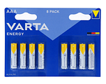 Varta Energy AAA 8ST Batterijen 8ST Varta Energy AAA 8ST Batterijen 8ST