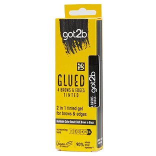 Schwarzkopf Got2b Glued 2-in-1 Brows & Edges Zwart 16ML