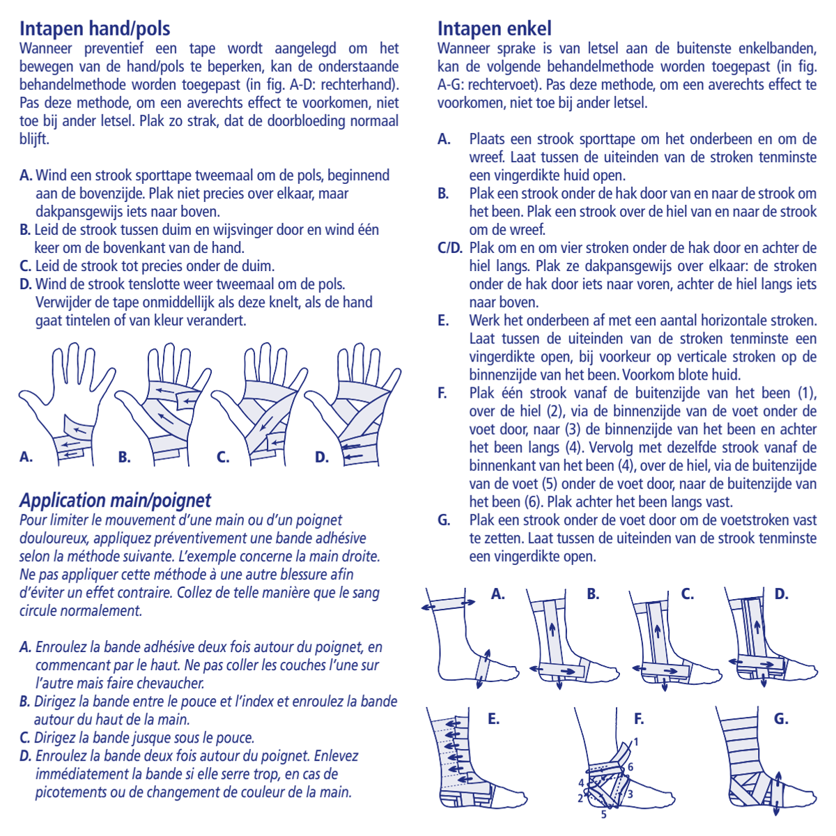 Sporttape Breed 3.75 x afbeelding van document #2, instructions