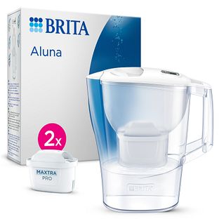 Brita Waterfilterkan Aluna Cool White + 2 Maxtra Filterpatroon 1ST