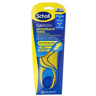 Scholl GelActiv Inlegzolen Casual S Maat 35.5-40.5 1PR