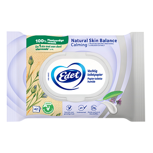 Edet Natural Skin Balance Vochtig Toiletpapier 42ST