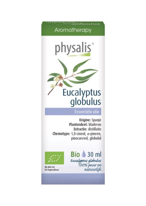 Physalis Aromatherapy Eucalyptus Globulus Essentiele Olie Bio