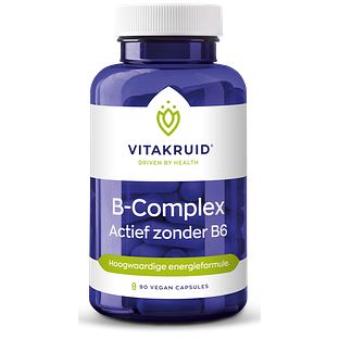 Vitakruid B-Complex Actief zonder B6 Capsules 90VCP