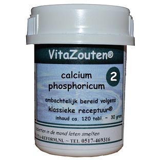 Vita Reform Van der Snoek Vitazouten Nr. 2 Calcium Phosphoricum 120TB