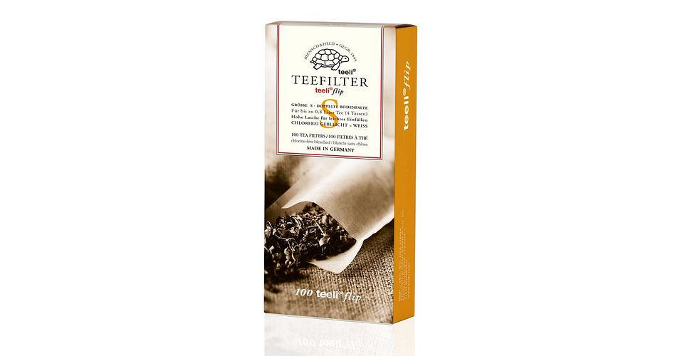 Teeli Filter Teeli Chloorvrij Gebleekte Theefilters Maat S (100 stuks)
