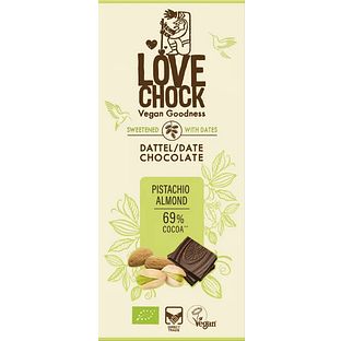Lovechock Date Chocolate Pistachio Almond 70GR
