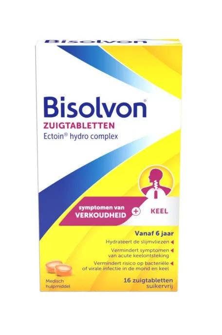 Bisolvon Ectoin Hydro Complex Zuigtabletten afbeelding
