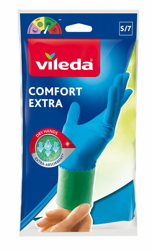 Vileda Handschoenen Comfort Extra S afbeelding