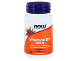 NOW Vitamine D3 1000IE Softgels 90ST NOW Vitamine D3 1000IE Softgels 90ST