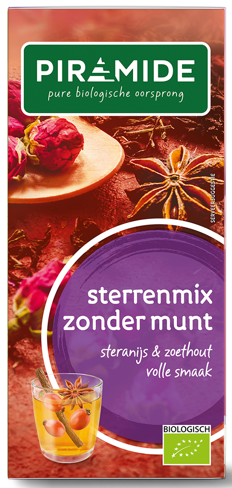 Piramide Thee Sterrenmix zonder Munt afbeelding 1