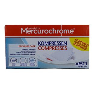 Mercurochrome Kompressen 5x5cm 60ST