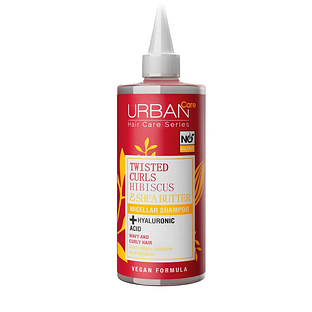 Urban Care Urban Twisted Curls Hibiscus & Sea Butter Micellar Shampoo 340ML