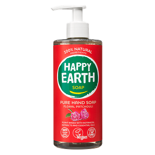 Happy Earth 100% Natural Hand Soap Floral Patchouli 300ML