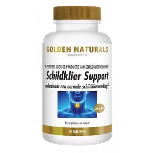 Golden Naturals Schildklier Support Tabletten 90TB