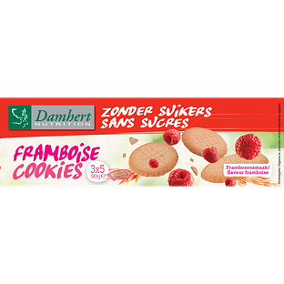 Damhert Framboise Cookies Suikervrij 90GR