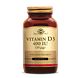 Solgar Vitamine D-3 400 IU Softgels 100SG