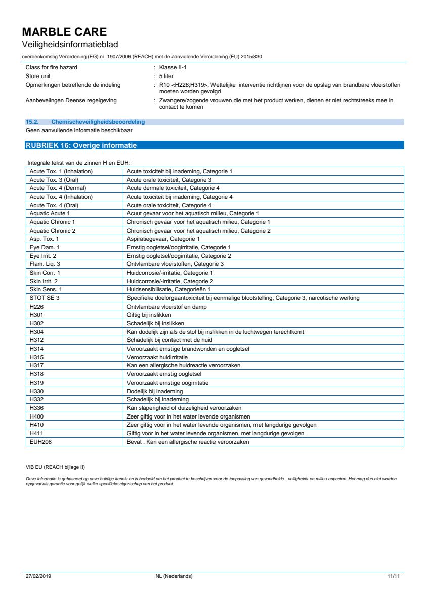 Marble Care Marmer Reiniger afbeelding van document #11, info_folder